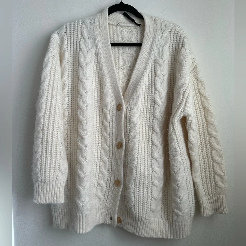 Jenni Kayne Cable Cocoon Cardigan - Picture 2 of 6